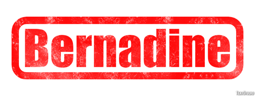 Bernadine Text effect