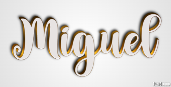 Miguel Texteffekt
