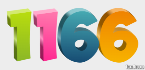 1166 Text Effect