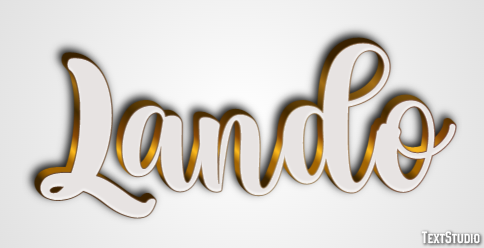 Lando Efecto de Texto