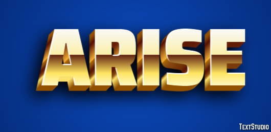 Arise Text Effect