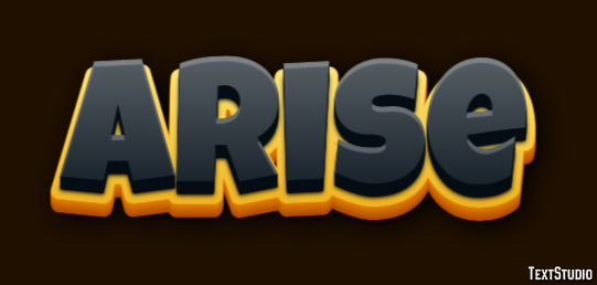 Arise Text Effect