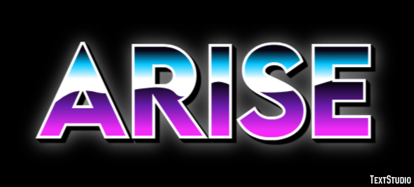 Arise Texteffekt