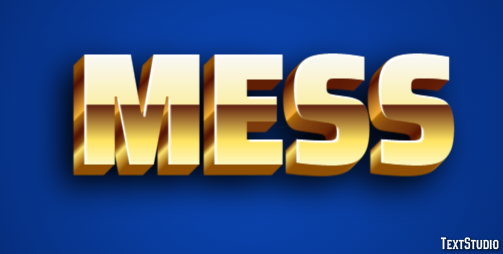 Mess Efeito de texto