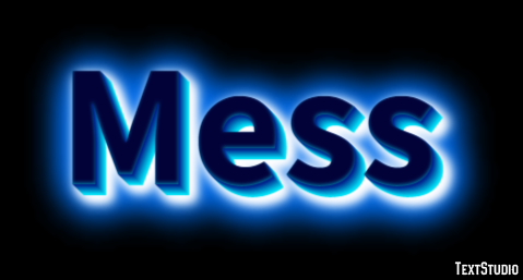 Mess Text Effect