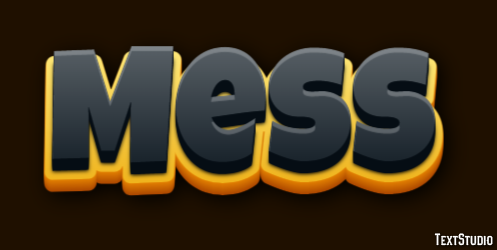 Mess Efeito de texto
