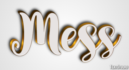 Mess Text Effect