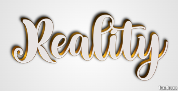 Reality Efecto de Texto