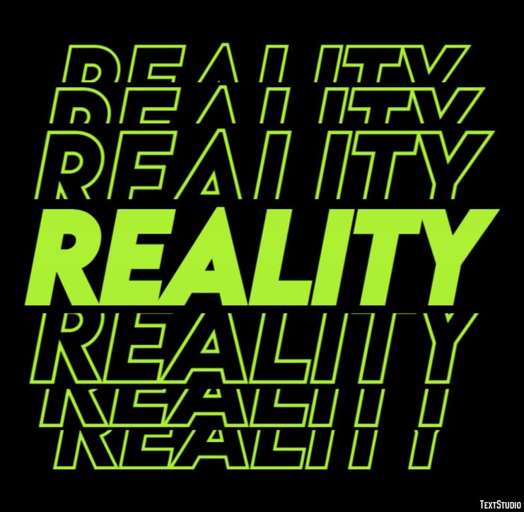 Reality Efecto de Texto