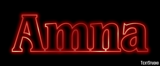Amna Text Effect