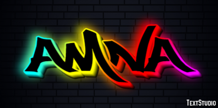 Amna Text effect
