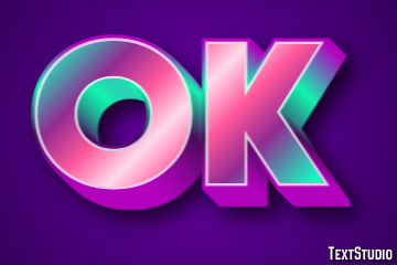 Ok Tekst Effect