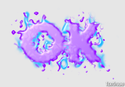 Ok Text effect