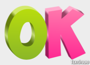 Ok Tekst Effect
