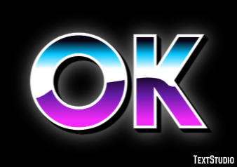 Ok Text Effect