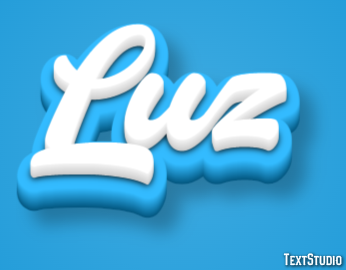 Luz Текстовый эффект