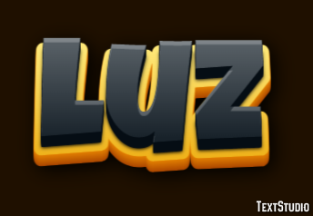 Luz Текстовый эффект