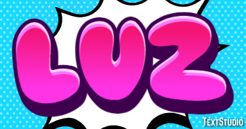 Luz Текстовый эффект