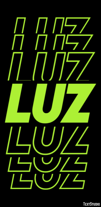 Luz Текстовый эффект