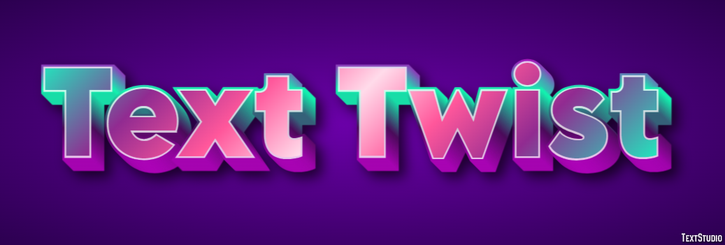 Text Twist Text Effect