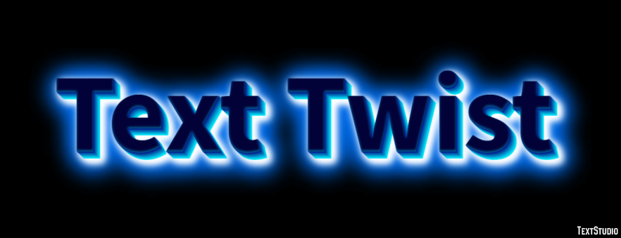 Text Twist Text effect