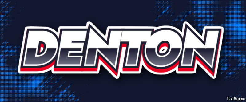 Denton Efekt tekstowy