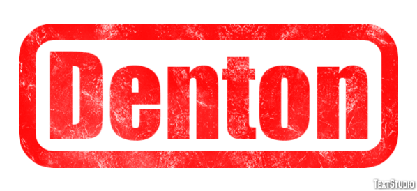 Denton Efekt tekstowy