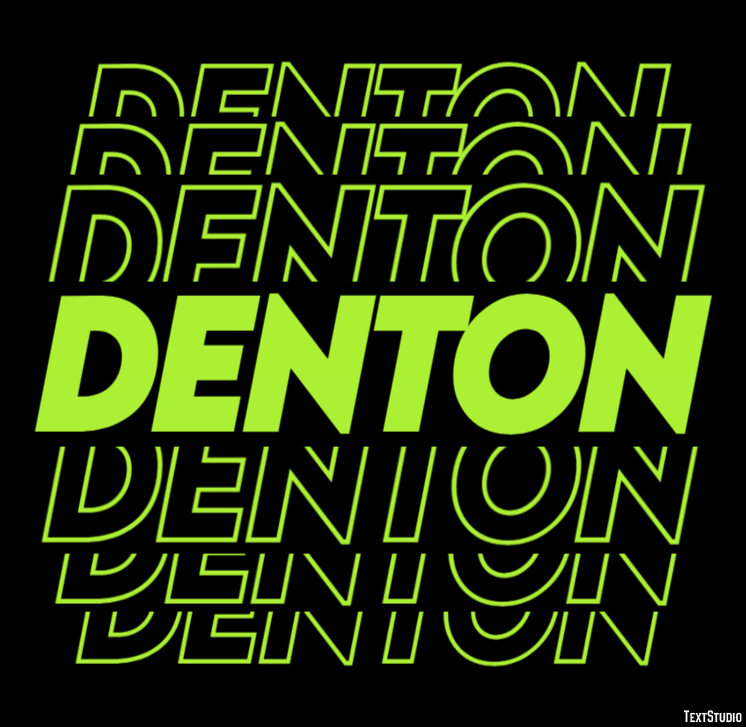 Denton Efekt tekstowy