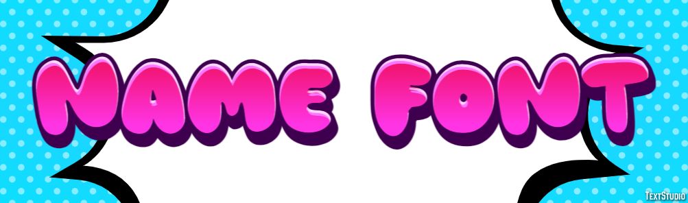 Name Font Text Effect