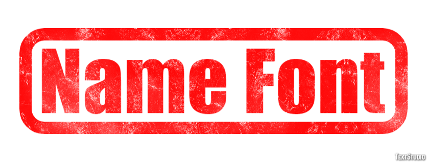 Name Font Text Effect