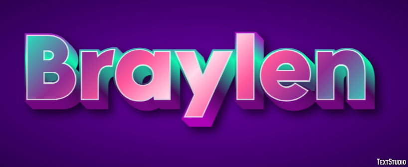 Braylen テキスト効果