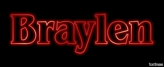 Braylen テキスト効果