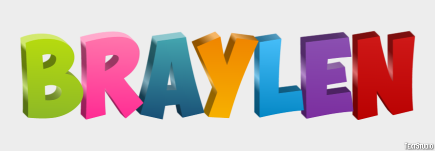 Braylen テキスト効果