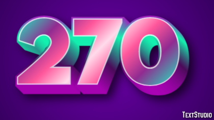 270 Metin Efekti