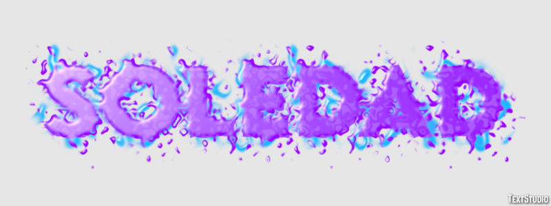 Soledad Efecto de Texto