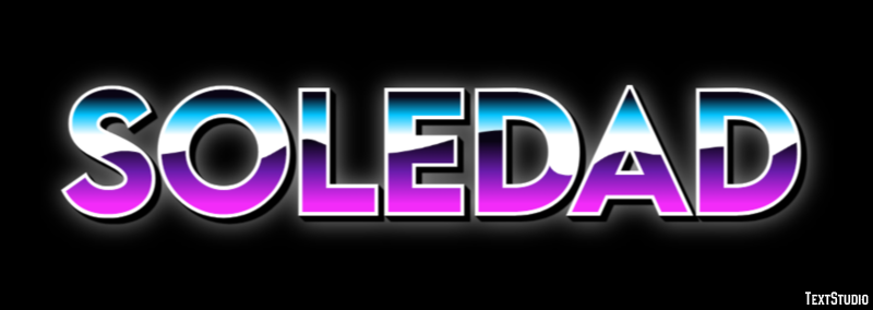 Soledad Efecto de Texto
