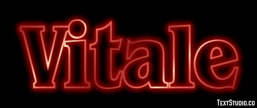 Vitale Effetto testo