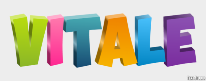 Vitale Effetto testo