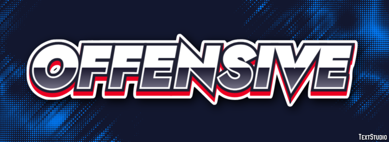 Offensive Text Effect