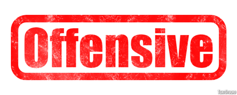 Offensive Text Effect
