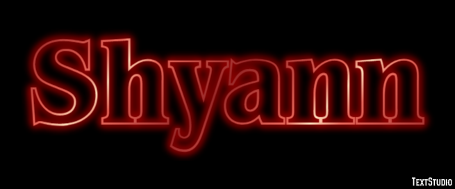 Shyann Text Effect