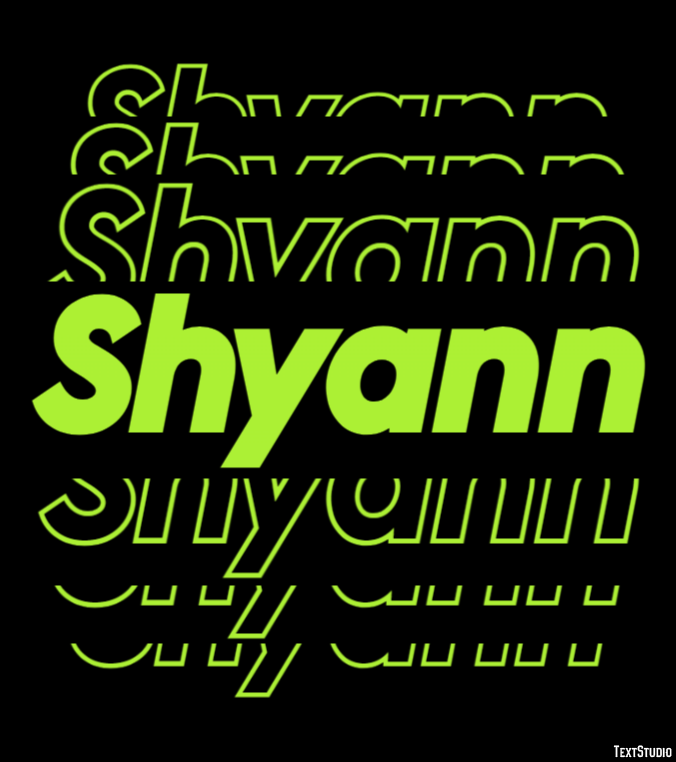 Shyann Text Effect