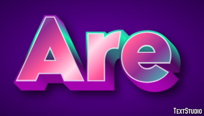 Are Text effect