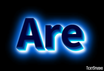 Are Text effect
