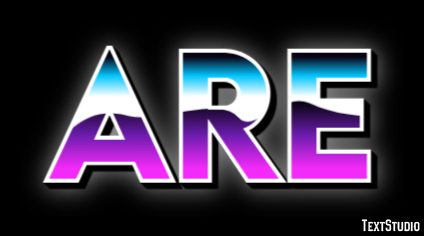 Are Text effect