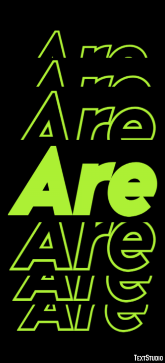 Are Text effect