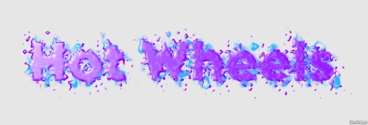 Hot Wheels Efecto de Texto