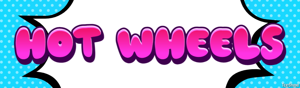 Hot Wheels Efecto de Texto