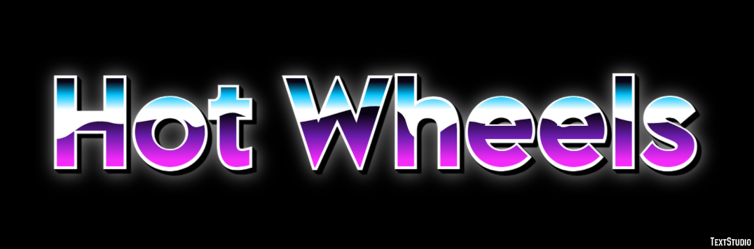 Hot Wheels Efecto de texto