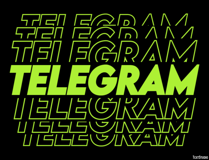 Telegram Metin Efekti